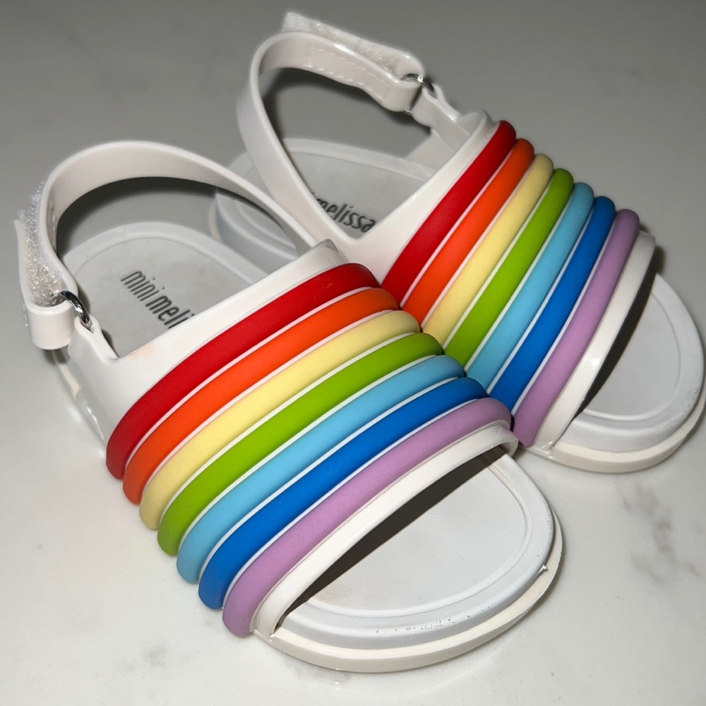 Mini Melissa Toddler size 6 Sandals.